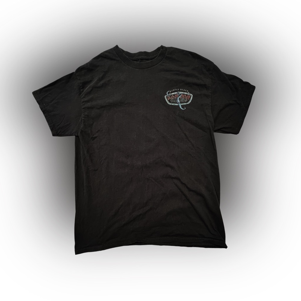 Men’s Ron Jon Surf Shop Black Graphic Tee Size L